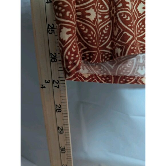 Patrons of Peace Anthropoloie Wide Leg Pants Boho Beachy Resortwear Sz M READ - Picture 9 of 10